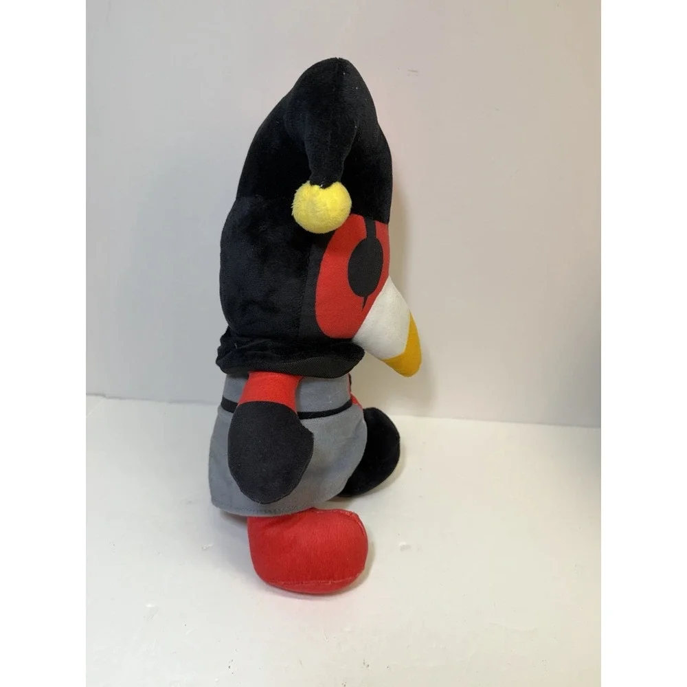 Plague Doctor Jester Red Black Plush Doll 8
